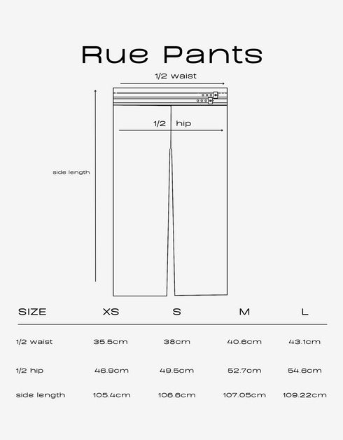 Rue Pant { PRE - ORDER }